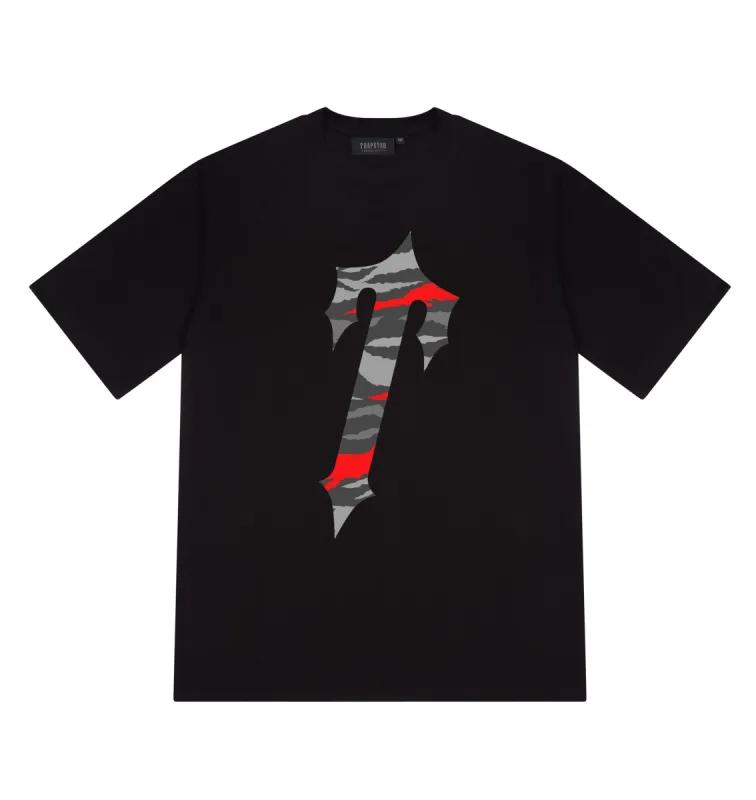 Decoded All Terrain Tee - Black/Red Camo sold by Trapstar London