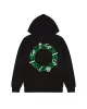 Chain Script Hoodie - Black/Green sold by Trapstar London