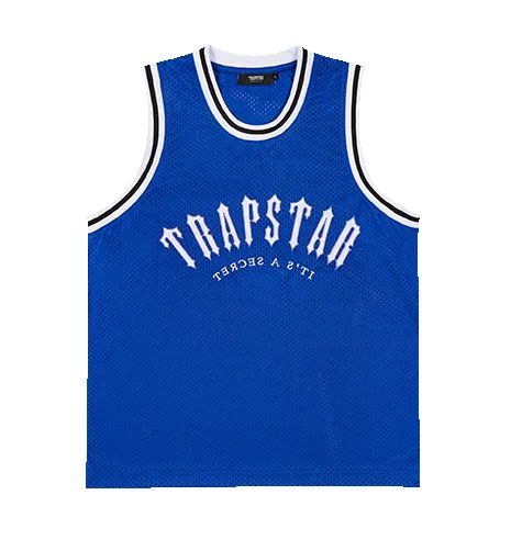 Irongate Arch Basketball Vest - Blue sold by Trapstar London