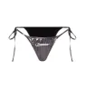 Womens Hyperdrive Metallic Bikini Bottoms - Grey sold by Trapstar London
