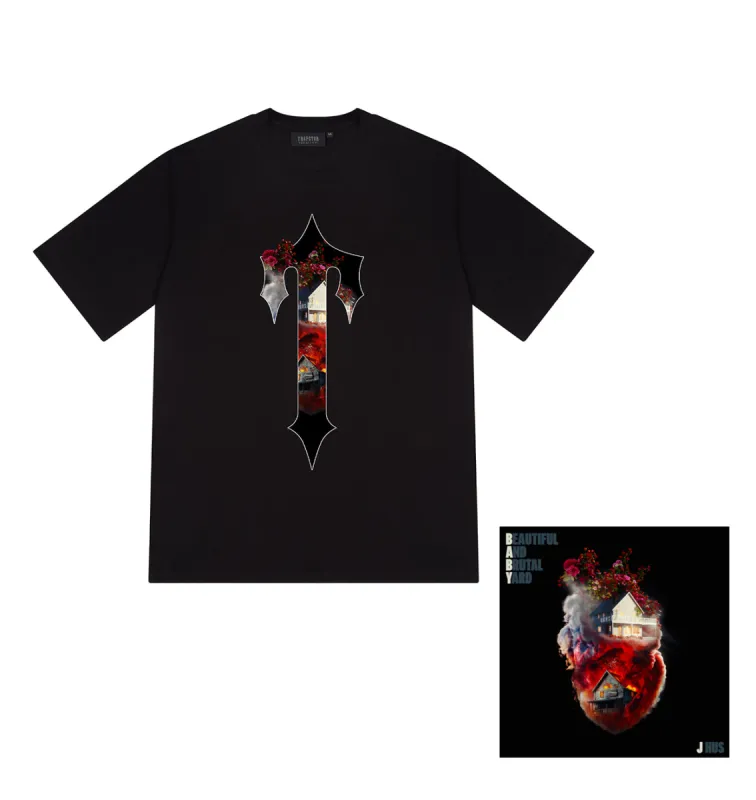 Trapstar × Central Cee Arch Tee Trapstar x Central Cee Arch Tee - Black | Parallel