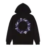 Chain Script Hoodie - Black/Purple sold by Trapstar London