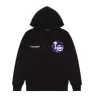 Chain Script Hoodie - Black/Purple sold by Trapstar London
