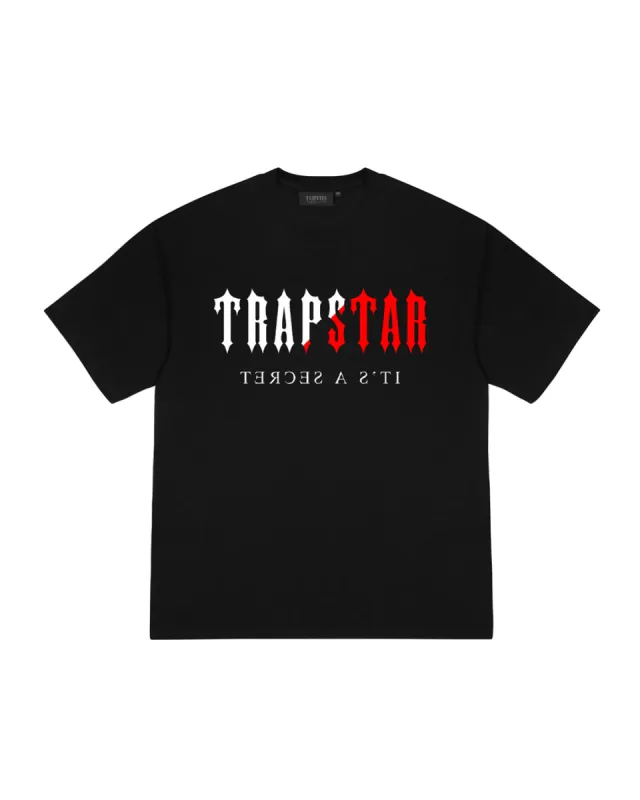 【関税送料込】Trapstar DECODED PAISLEY REVOLUTION ロゴT Decoded Tee - Black/Red Gradient | Parallel