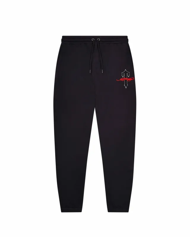 Trapstar x Ed Hardy Jogger - Black sold by Trapstar London