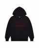 Trapstar x Ed Hardy Decoded Solid Chenille Tracksuit - Black/Red sold by Trapstar London