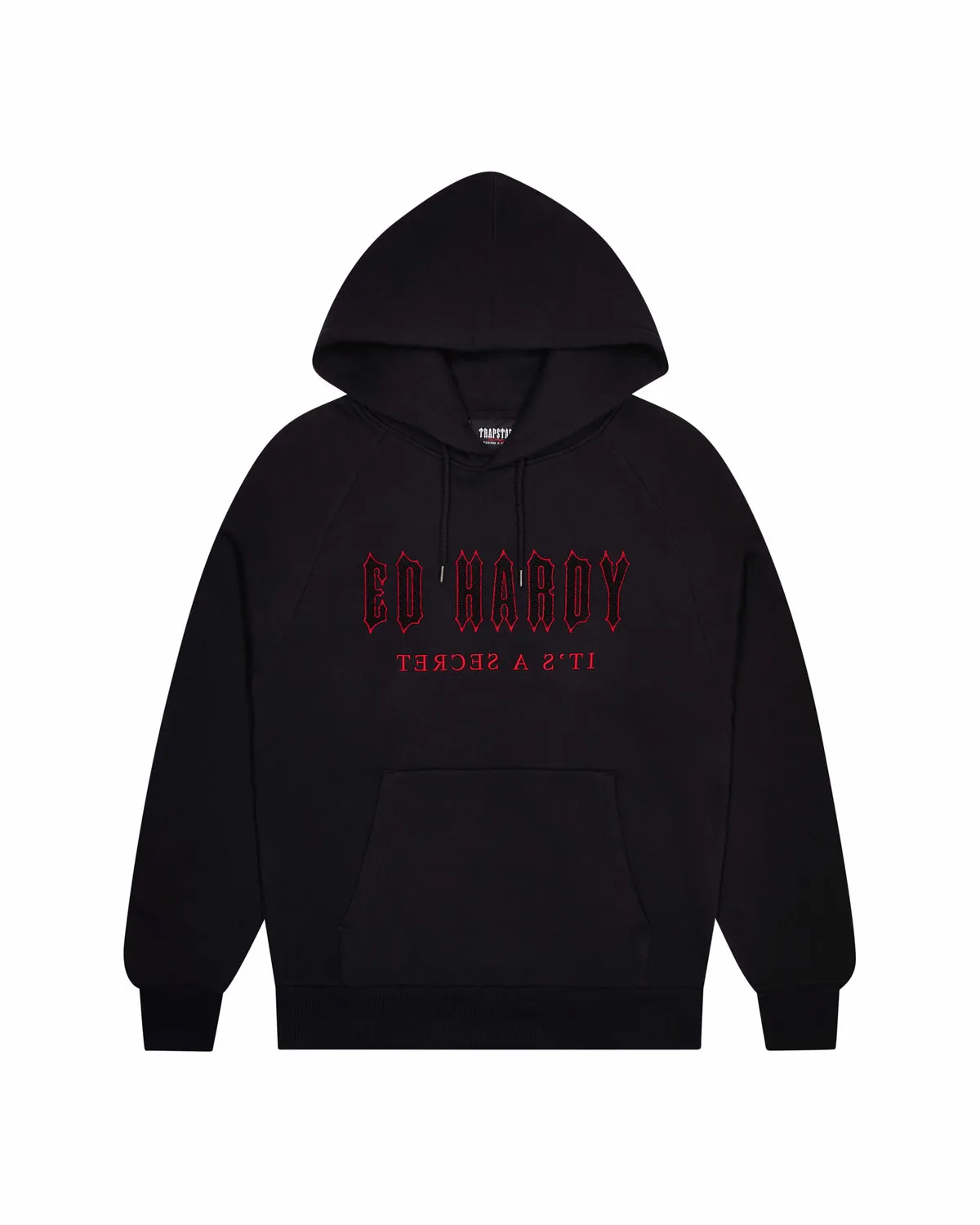 Trapstar x Ed Hardy Decoded Solid Chenille Tracksuit - Black/Red sold by Trapstar London product image thumbnail 2