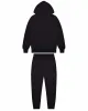 Trapstar x Ed Hardy Decoded Solid Chenille Tracksuit - Black/Red sold by Trapstar London