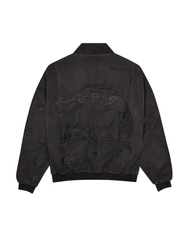 Trapstar x Ed Hardy Bomber- Black sold by Trapstar London