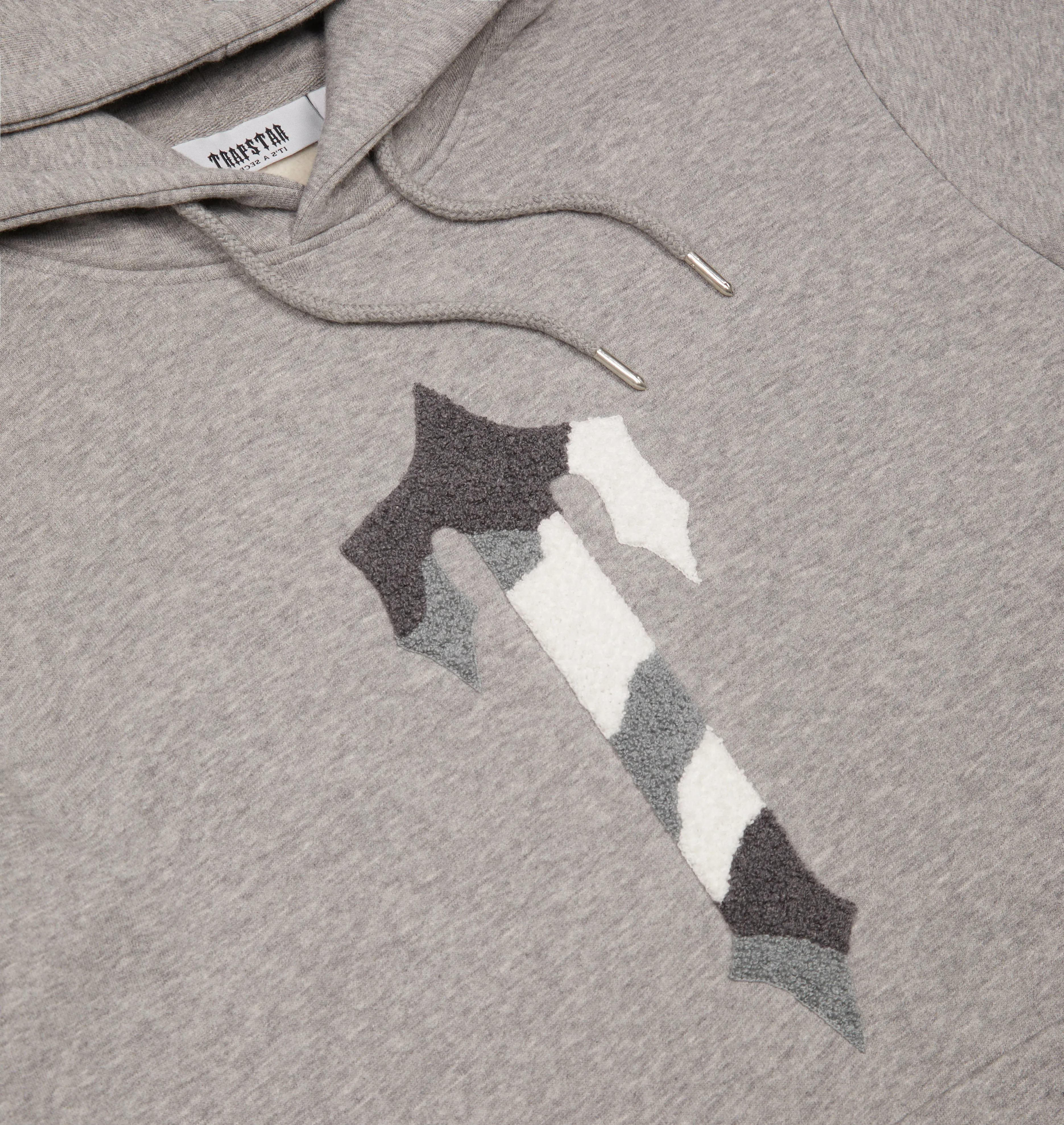 Chenille Camo T Hoodie Tracksuit - Grey Monochrome Edition sold by Trapstar London product image thumbnail 4