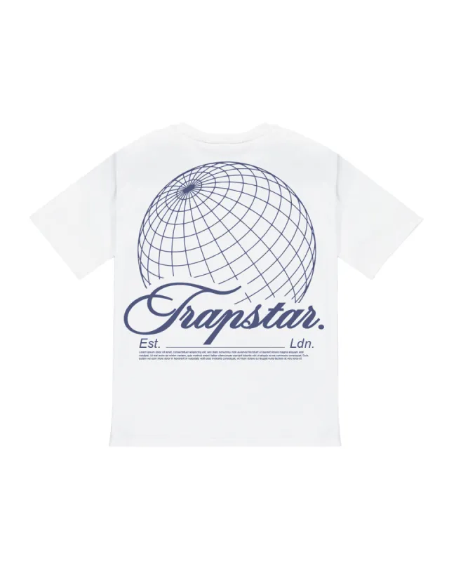 Global Tee - White sold by Trapstar London