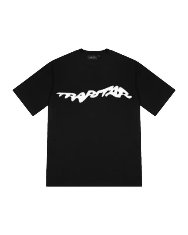 人気【Trapstar London 】ARCHシェニールデコード2.0Tシャツ Arch Chenille Decoded 2.0 Tee - Black/Red* | Parallel