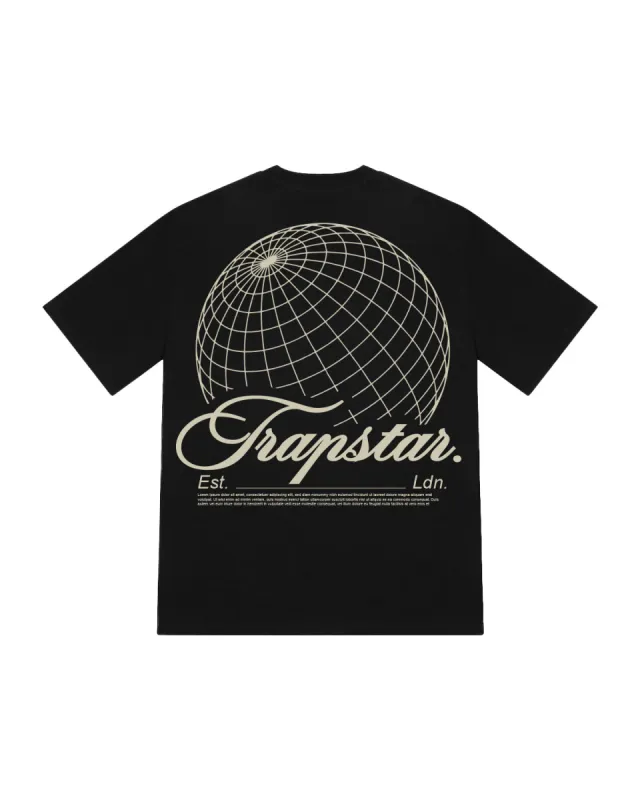 【人気ストリート】TRAPSTAR Irongate Baseline Tee Trapstar Irongate Arch Its A Secret Tee (Black/chrome