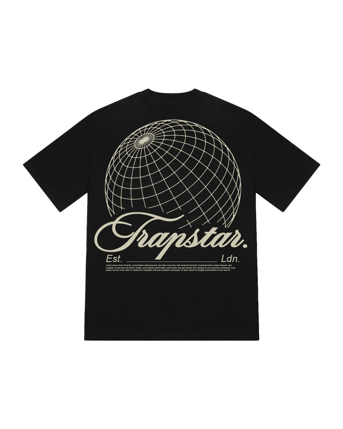 Trapstar Global Tee - Black sold by Trapstar London