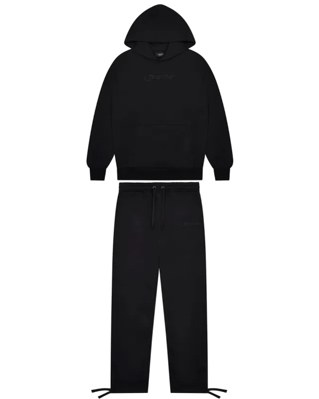 Hyperdrive Embroidered Tracksuit - Black sold by Trapstar London