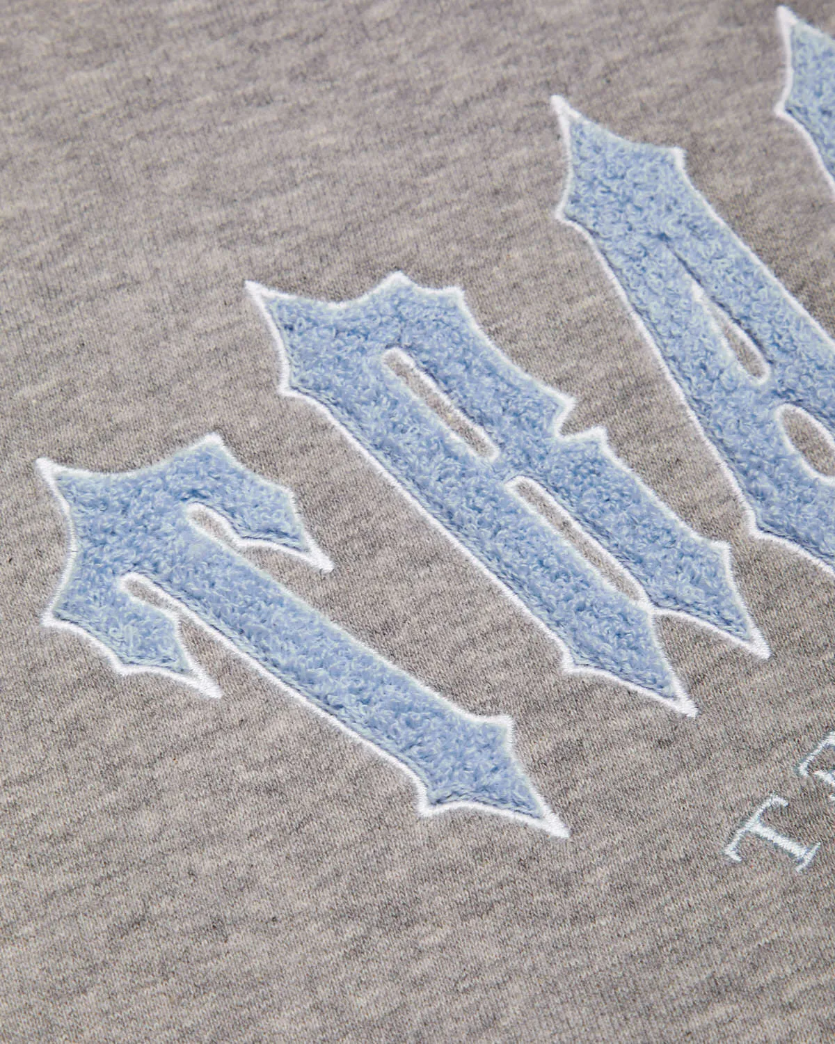 Women's Irongate Arch Chenille Embroidery Zip Through- Grey/Blue sold by Trapstar London product image thumbnail 4