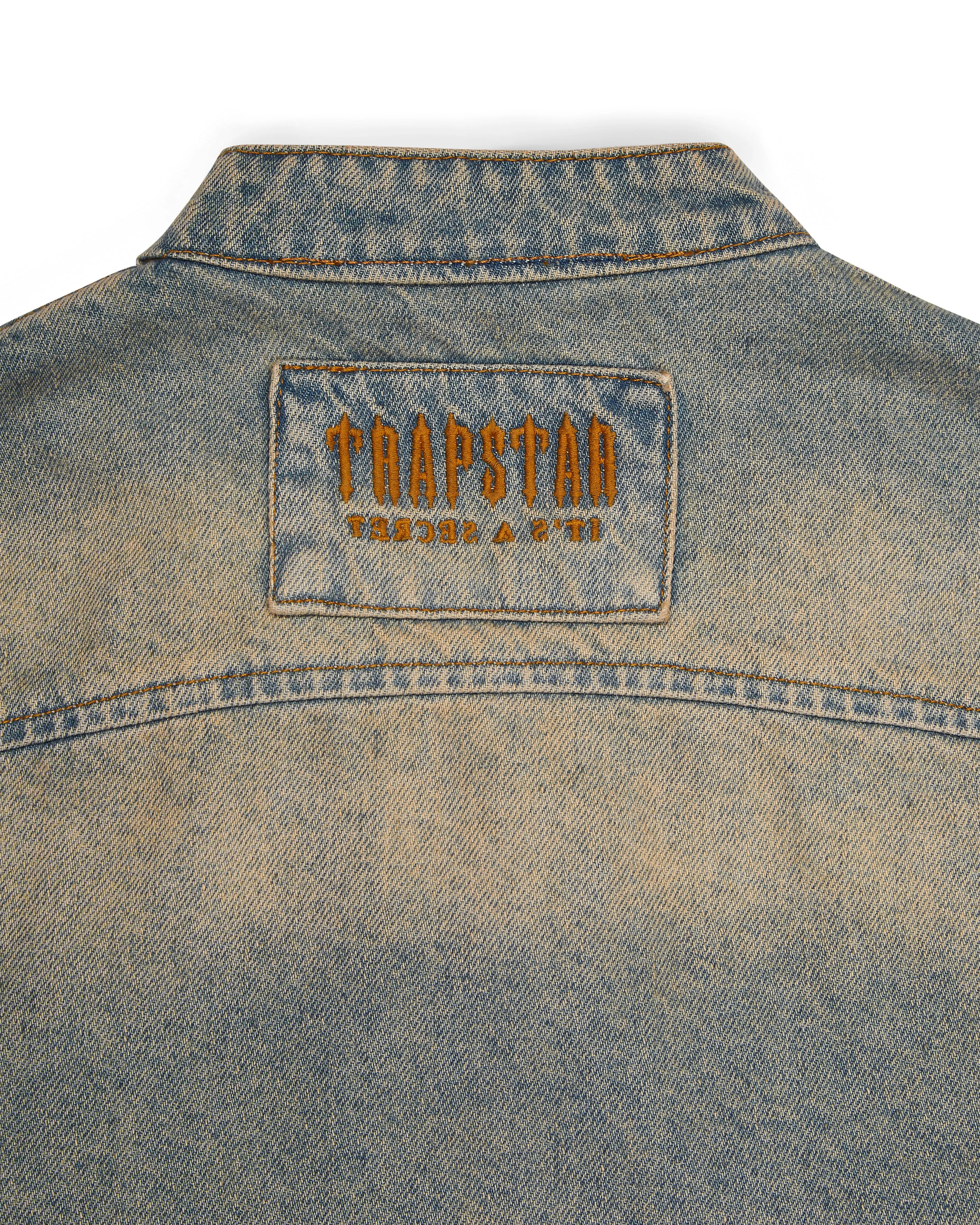 Irongate Denim Motocross Jacket - Sandy Blue* sold by Trapstar London product image thumbnail 5
