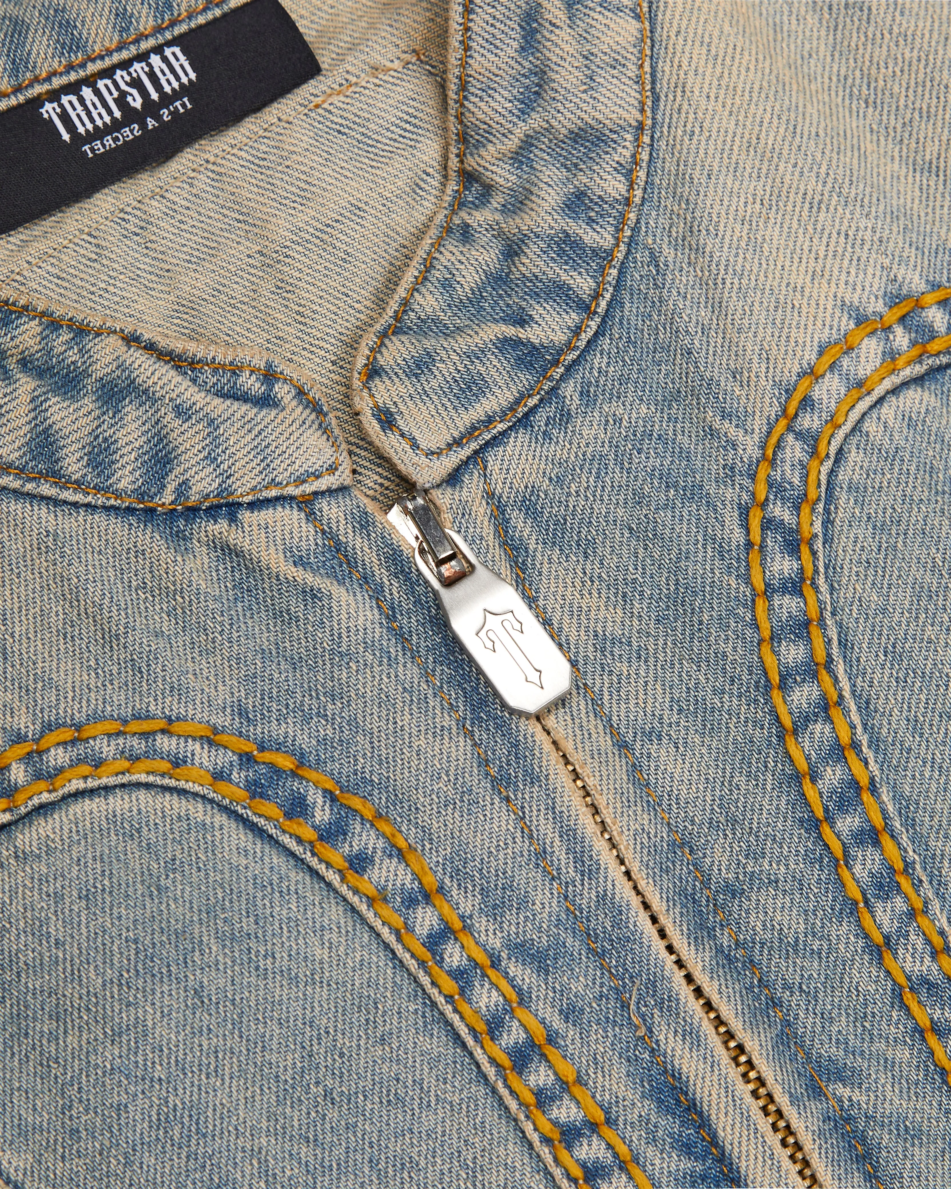 Irongate Denim Motocross Jacket - Sandy Blue* sold by Trapstar London product image thumbnail 3