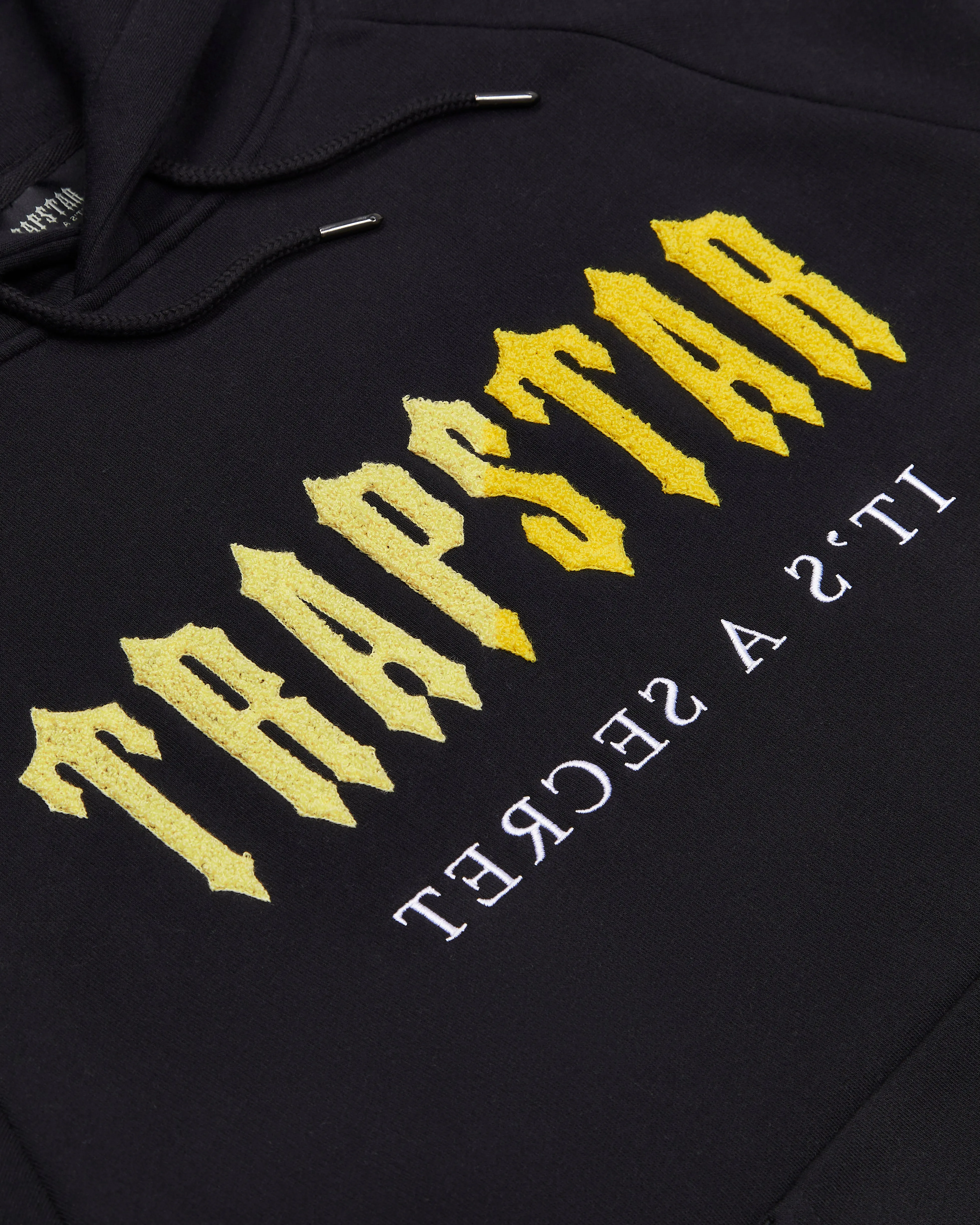 Decoded Chenille Hooded Tracksuit - Black/Yellow sold by Trapstar London product image thumbnail 2