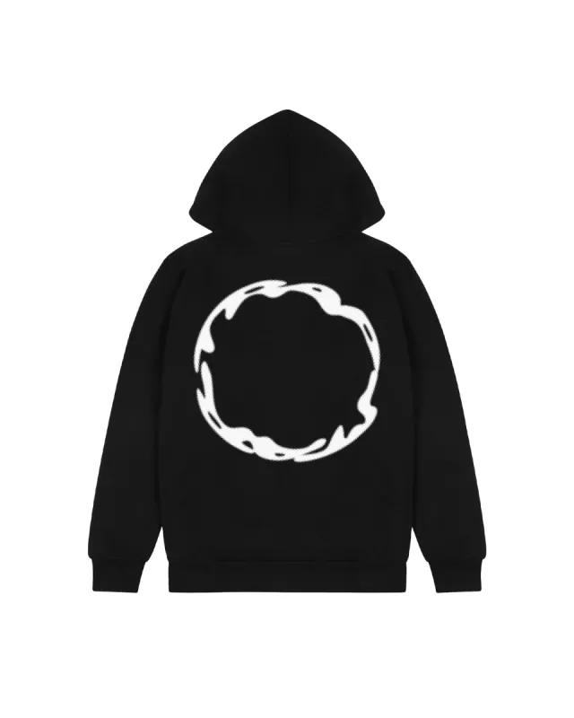 Halftone Hoodie - Black sold by Trapstar London