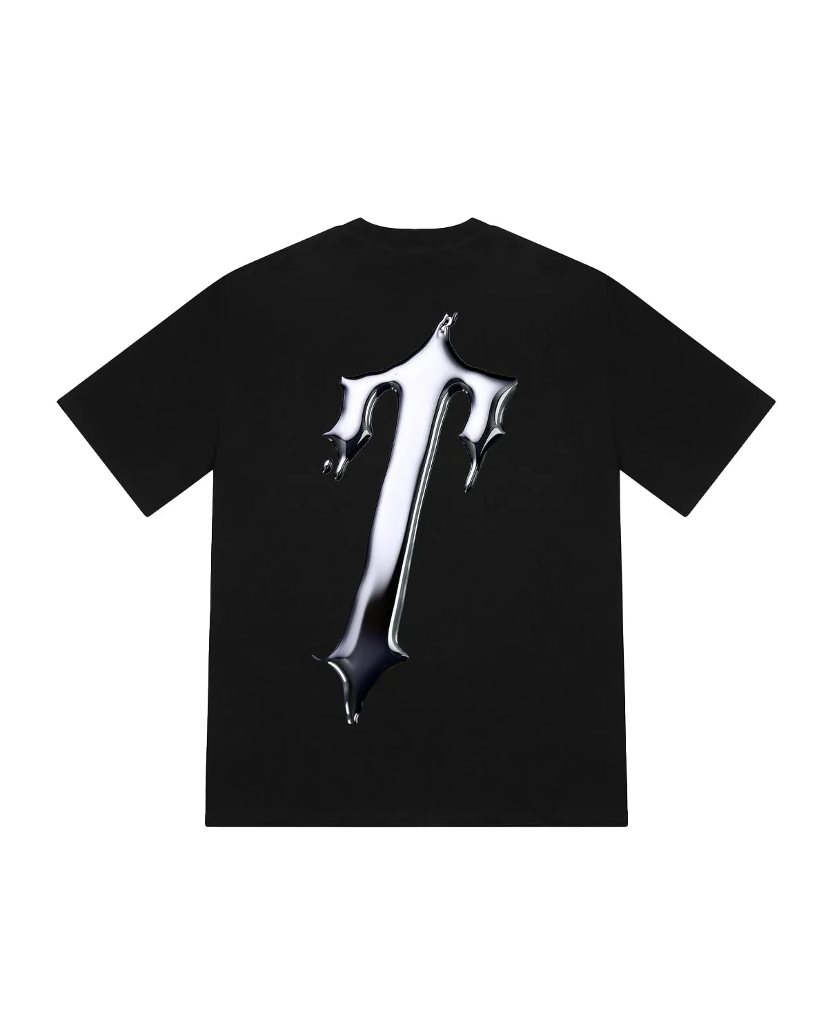 Chrome Tee - Black sold by Trapstar London