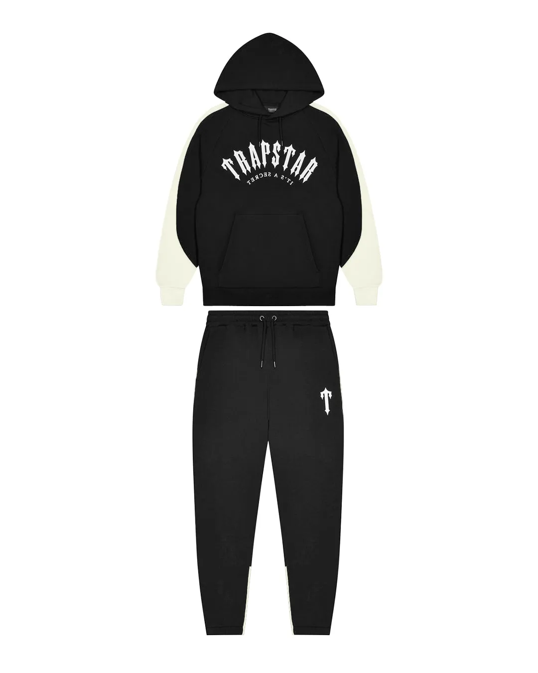 Irongate Arch Panel Tracksuit - Black/Cream sold by Trapstar London