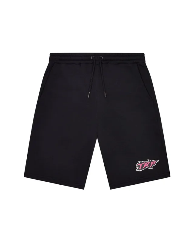 TRP Flame Shorts - Black/Pink sold by Trapstar London