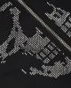Decoded Skull Diamante Hoodie - Black sold by Trapstar London