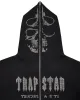 Decoded Skull Diamante Hoodie - Black sold by Trapstar London