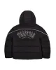 Irongate Arch Piping Puffer - Black/White sold by Trapstar London