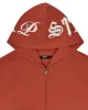 Script Waffle Hoodie - Burnt Orange sold by Trapstar London