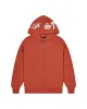 Script Waffle Hoodie - Burnt Orange sold by Trapstar London