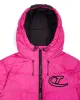 Hyperdrive Hooded Puffer - Black/Pink sold by Trapstar London
