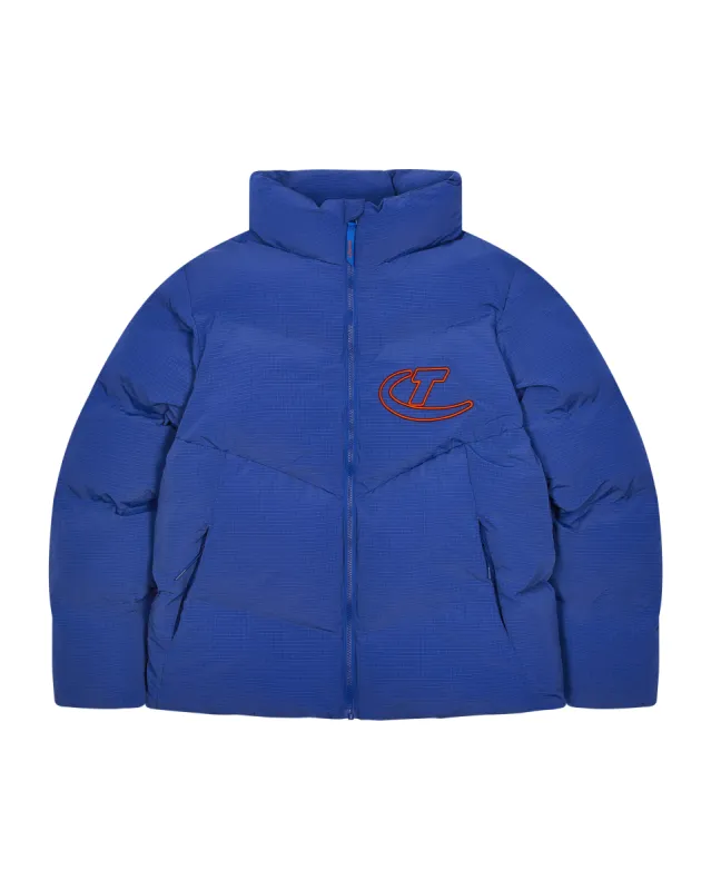Hyperdrive Ripstop Puffer - Blue/Orange sold by Trapstar London