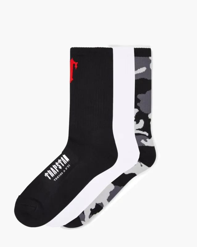3 Pack Irongate T Socks - Black* | Parallel