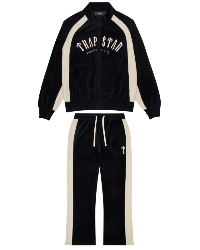 Irongate Arch Velour Tracksuit - Black sold by Trapstar London