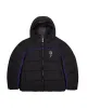 Irongate Arch Piping Puffer - Black/Purple sold by Trapstar London