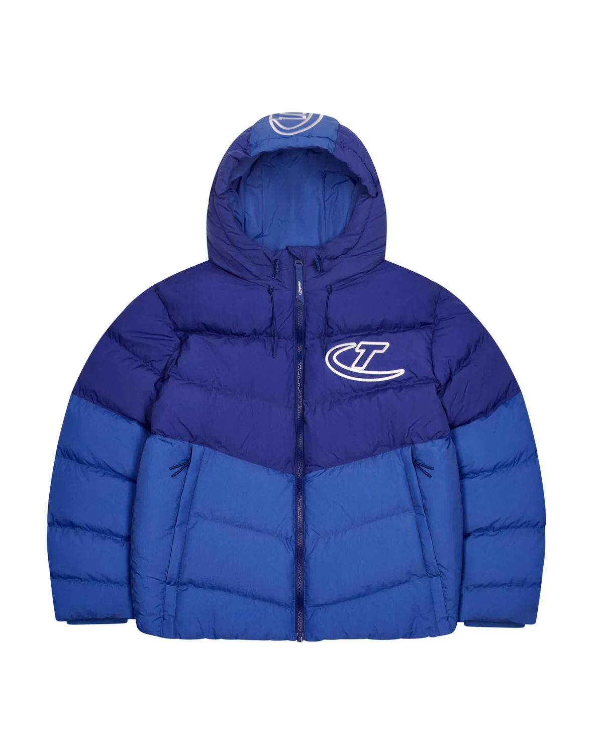 Hyperdrive Hooded Puffer - Blue sold by Trapstar London