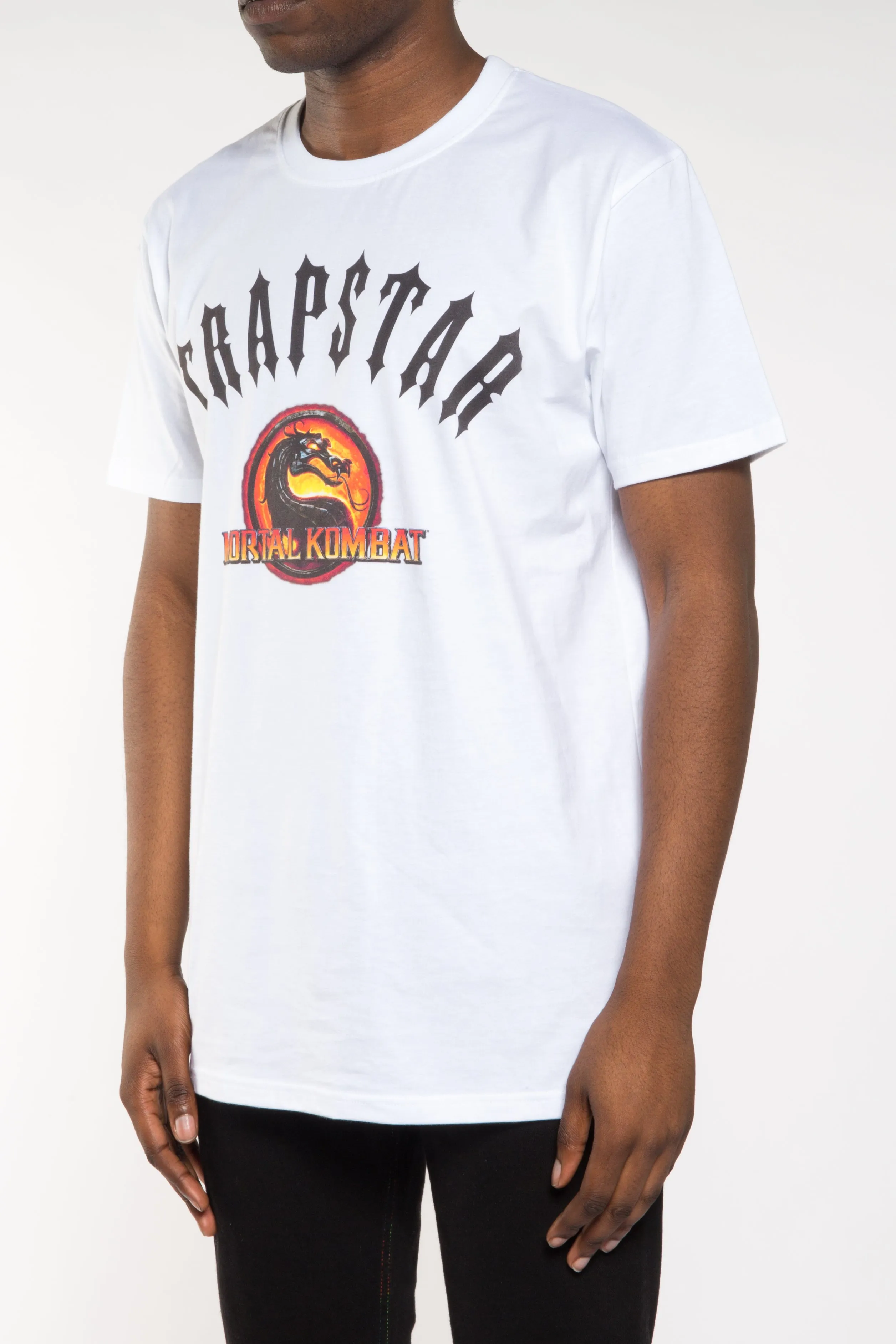 Trapstar x Mortal Kombat Arch Tee - White sold by Trapstar London product image thumbnail 2
