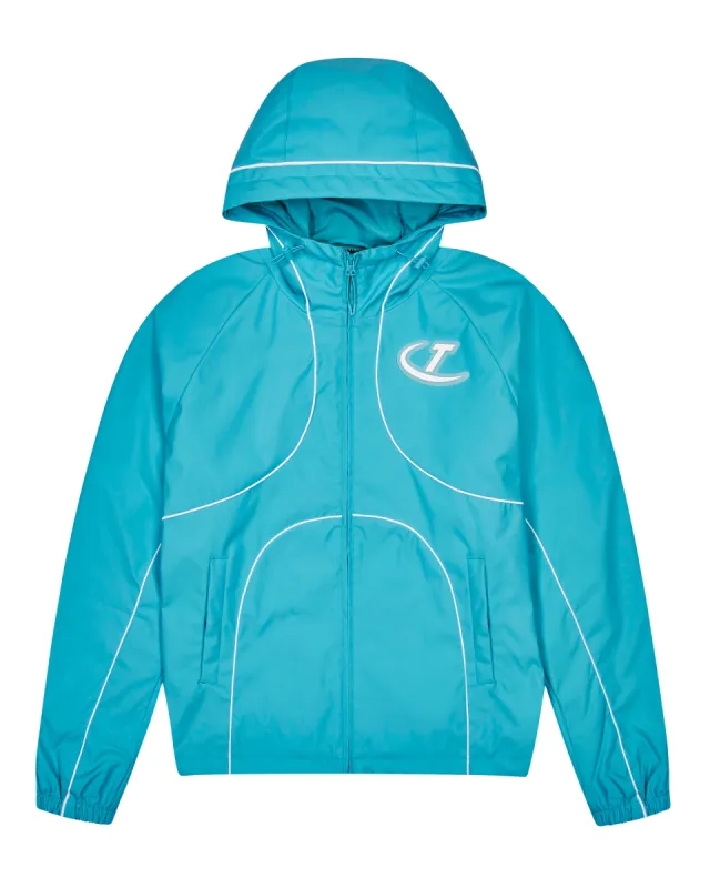 Hyperdrive Piped Padded Windbreaker - Teal sold by Trapstar London