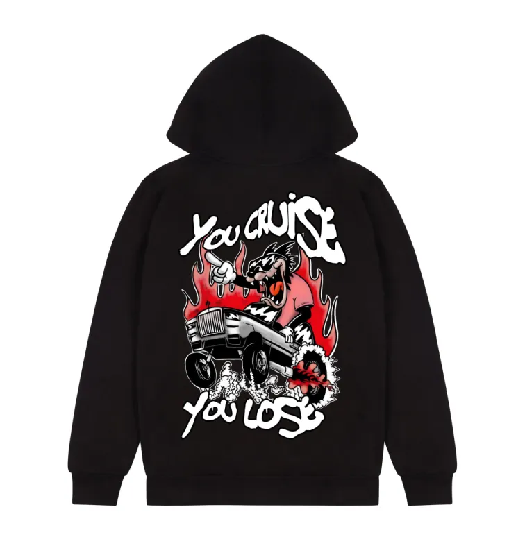 You Cruise You Lose 2.0 Hoodie - Black sold by Trapstar London