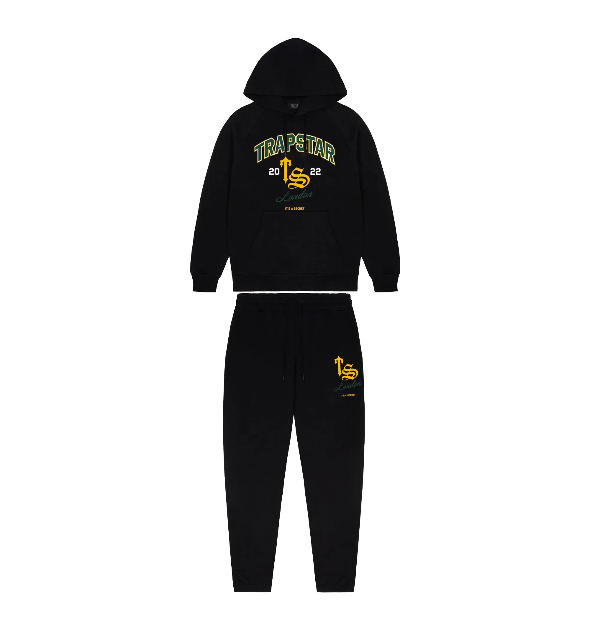TS Varsity Hoodie Tracksuit - Black sold by Trapstar London