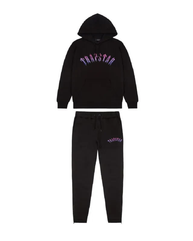 Liquid Arch Edition Hoodie Tracksuit - Black sold by Trapstar London