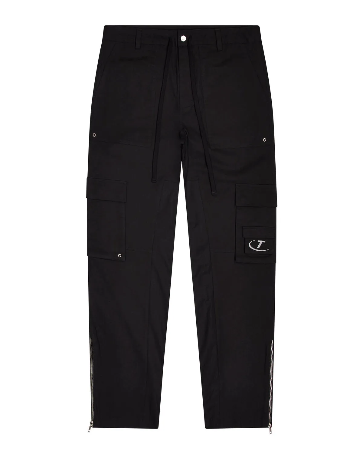 Hyperdrive Panel Cargos - Black sold by Trapstar London