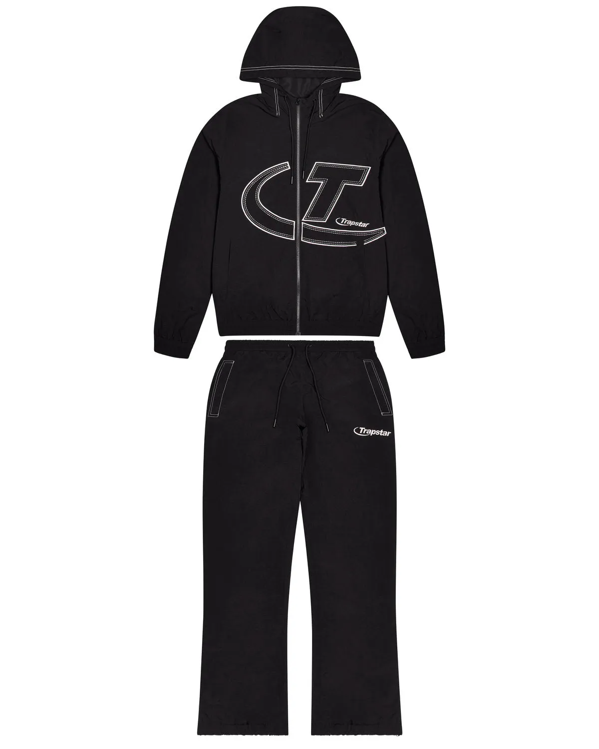 Hyperdrive Shell Tracksuit - Black sold by Trapstar London