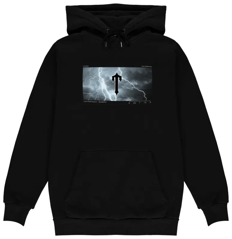 High Voltage Hoodie - Black sold by Trapstar London