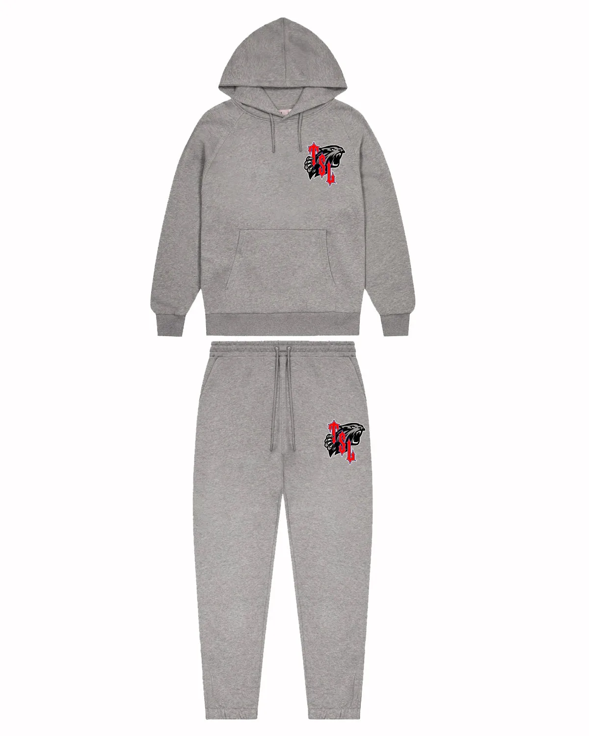 TSL Shooters Tracksuit - Grey/Infrared Edition sold by Trapstar London