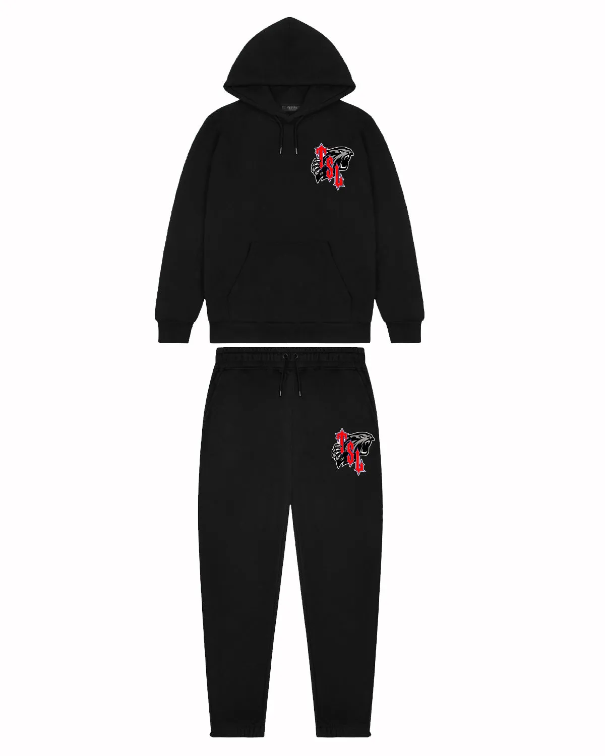 TSL Shooters Tracksuit - Black/Infrared Edition sold by Trapstar London