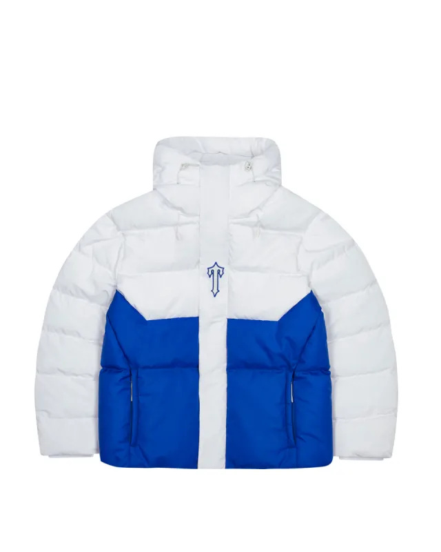 Decoded Puffer 25 - White/Blue sold by Trapstar London