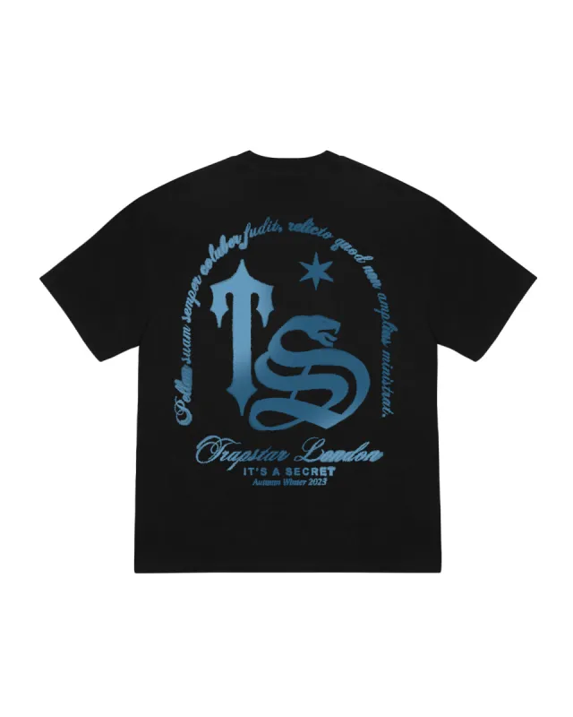 TS Varsity Tee - Black/Tie Dye sold by Trapstar London